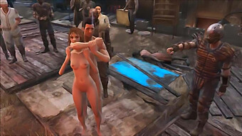 Sexe De Groupe Public Dans Diamond City Inspiré De Fallout 4