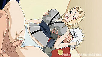 Cartoon-Porno Mit Den Naruto-Charakteren Tsunade Und Jiraiya In Hardcore-Action