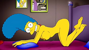 Marge, The Horny Housewife, Moans In Ecstasy As Hot Cum Fills Her Ass And Squirts In All Directions