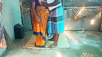 Beautiful Indian Step-Sister Santhi'S First Outdoor Sex In The Bathroom Of Their Village Home.